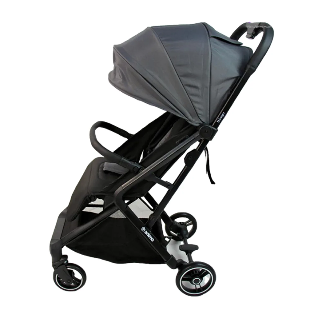 کالسکه آنیمو مدل Weego مسافرتی کابین سایز بدنه مشکی Animo