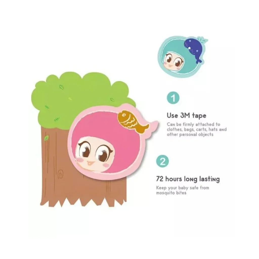 برچسب ضد حشره فارلین حاوی عصاره طبيعی گیاه سیترونلا Farlin