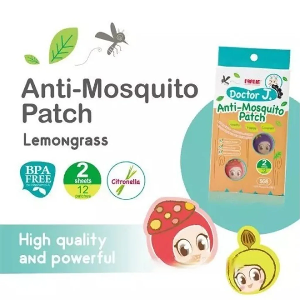 برچسب ضد حشره فارلین حاوی عصاره طبيعی گیاه سیترونلا Farlin