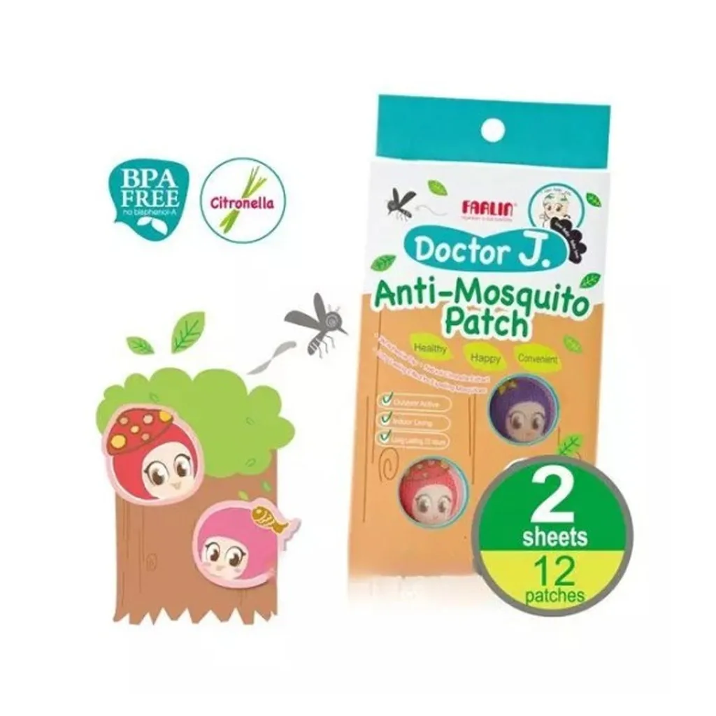 برچسب ضد حشره فارلین حاوی عصاره طبيعی گیاه سیترونلا Farlin