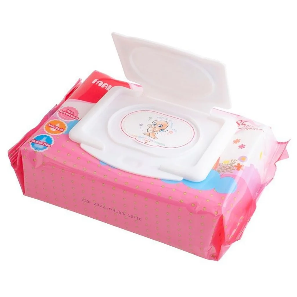 دستمال مرطوب فارلین 85عددی Moisture Anti Rush ضدراش ضد آلرژی ضدحساسیت Farlin