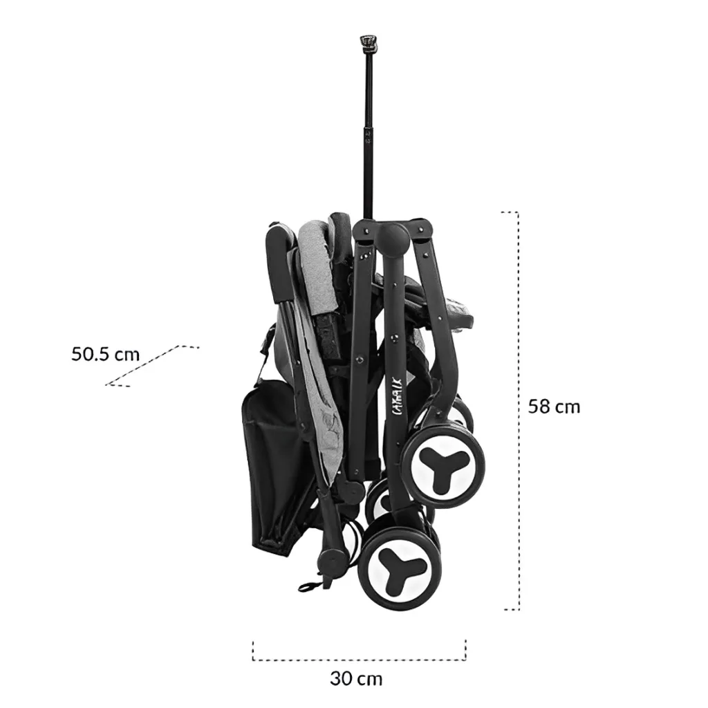 كالسكه مسافرتی کيكابو مدل Cat Walk بادگيردار Kikkaboo