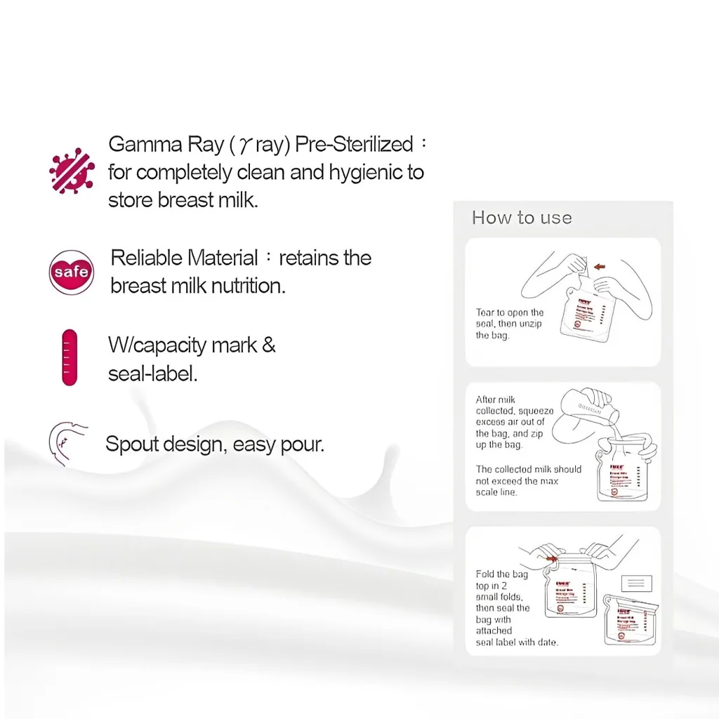 کیسه نگهدارنده شیر مادر فارلین 200میل 20عددی Farlin