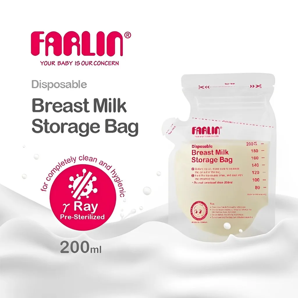 کیسه نگهدارنده شیر مادر فارلین 200میل 20عددی Farlin
