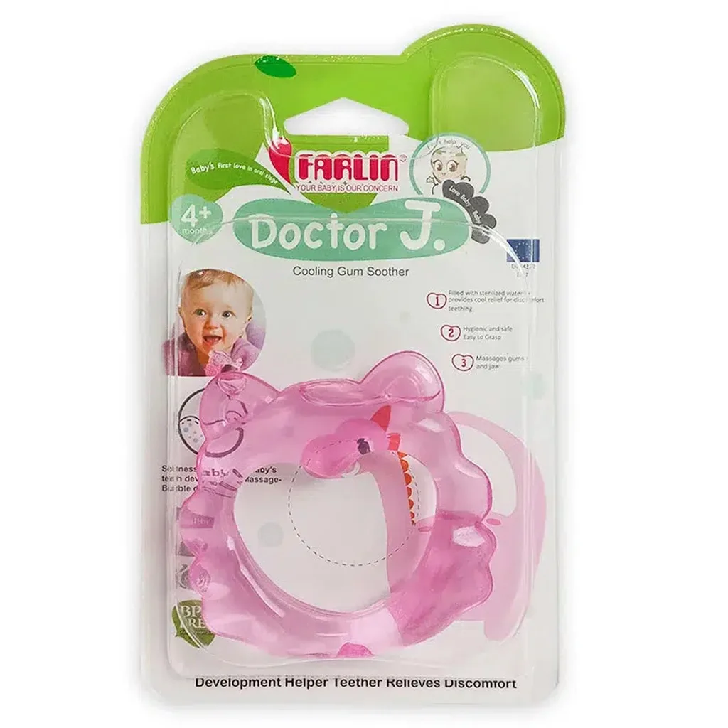 دندانگیر فارلین طبی Doctor J Cooling Gum Soother دایناسور گربه Farlin