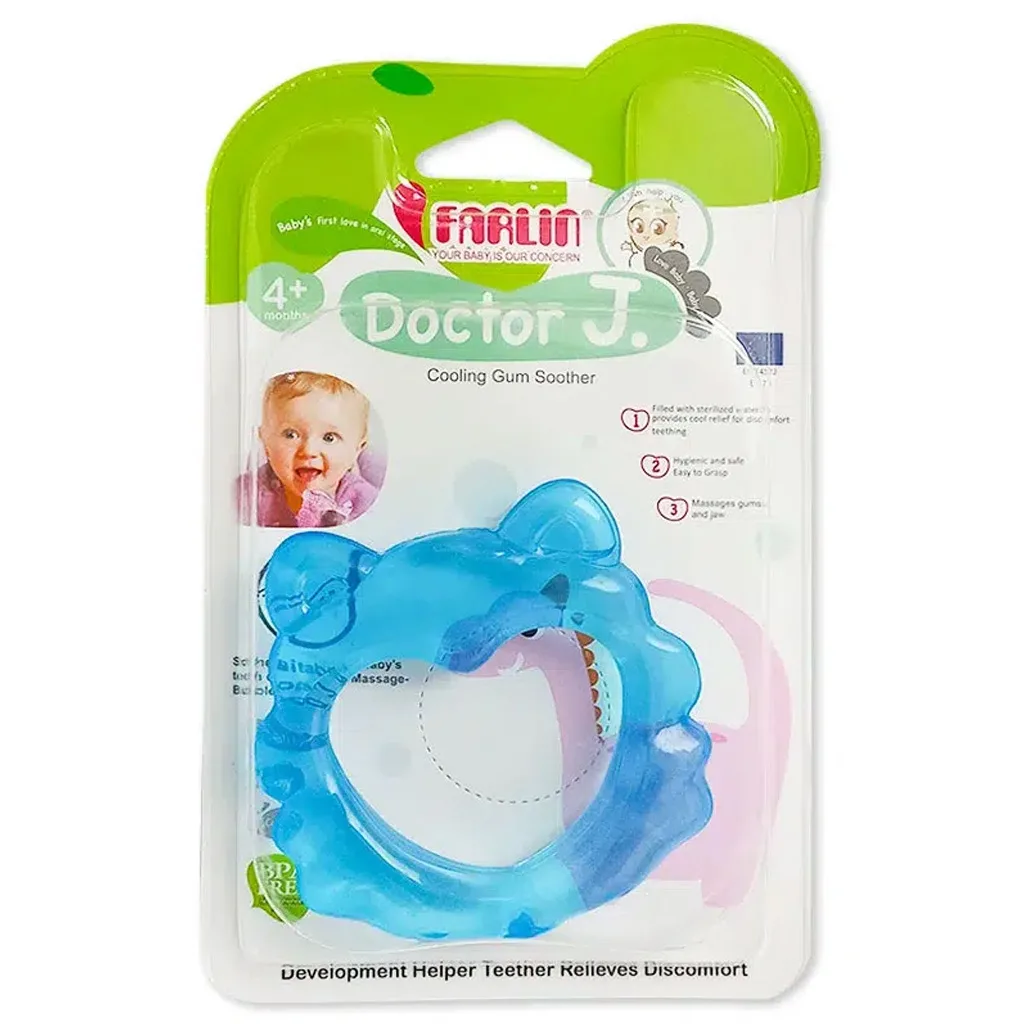 دندانگیر فارلین طبی Doctor J Cooling Gum Soother دایناسور گربه Farlin