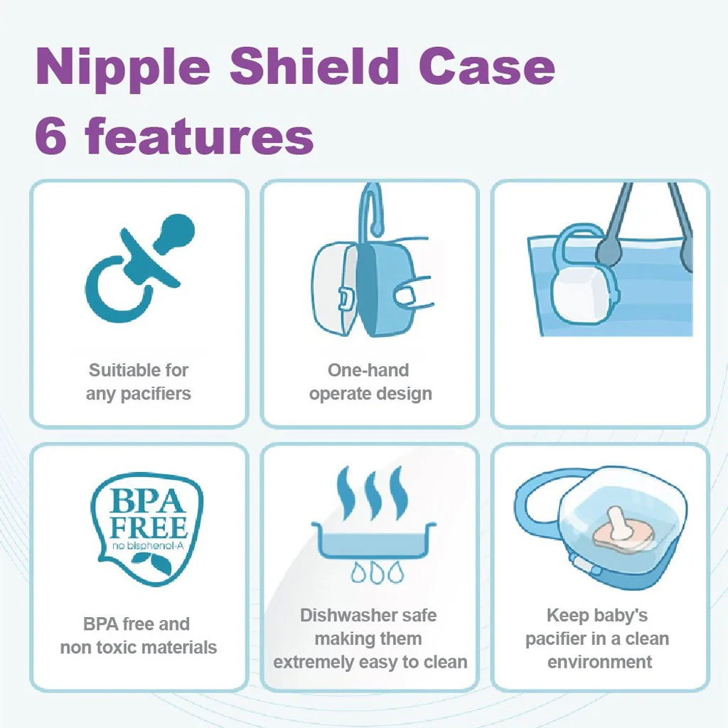 قاب پستانک فارلین دسته دار مخصوص آویزان کردن Farlin