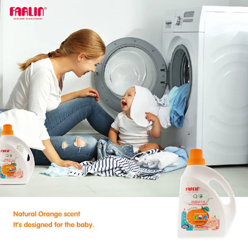 ژل شستشوی لباس فارلین 2.8لیتر آنتی باکتریال حاوی روغن مرکبات طبیعی Farlin