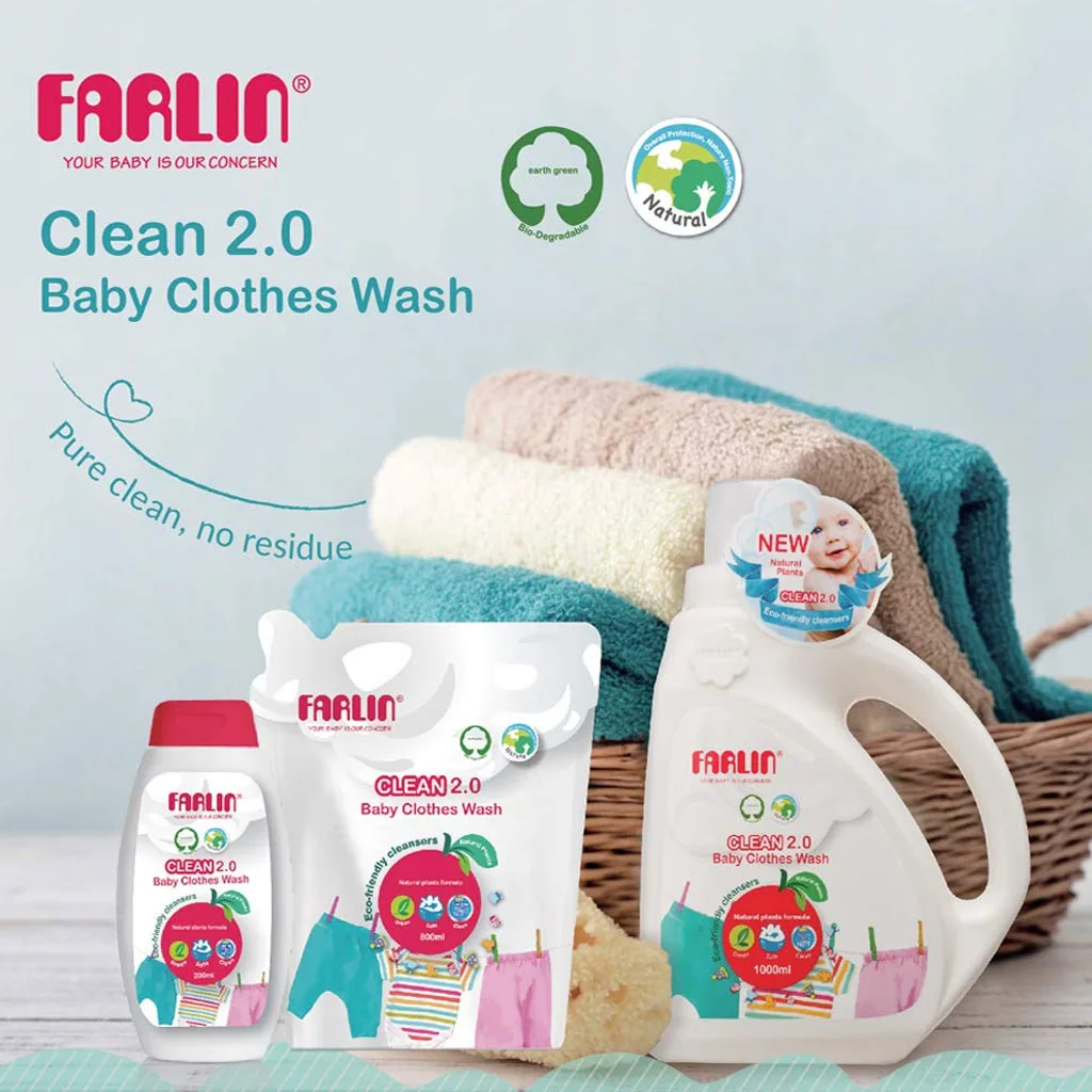 مایع لباسشوی فارلین 2.8لیتر آنتی باکتریال حاوی روغن مرکبات طبیعی Farlin