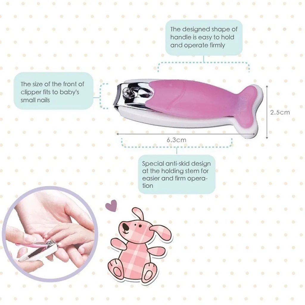 ناخنگیر فارلین Fish Shape Nail Clipper طرح ماهی بدنه سفید Farlin