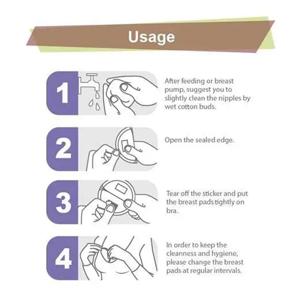 پد سینه فارلین 60عددی باسیستم لانه زنبوری و جذب بالا و نازک Farlin