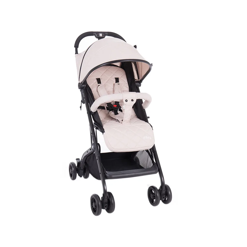 کالسکه مسافرتی کيکابو مدل Miley با پنجره PVC فريم فولادی سبک Kikkaboo