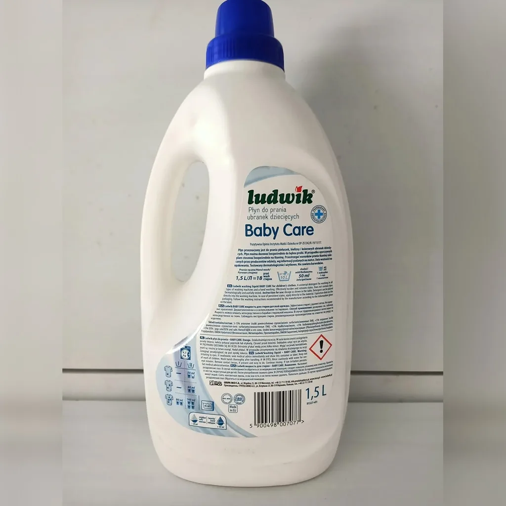 مایع لباسشویی لودویک 1.5لیتر ضد حساسیت فاقد عطر Ludwik