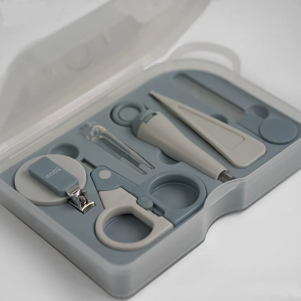 ست مانیکور بهداشتی مستطیل 6تکه قیچی نانخگیر اودوکس Odox