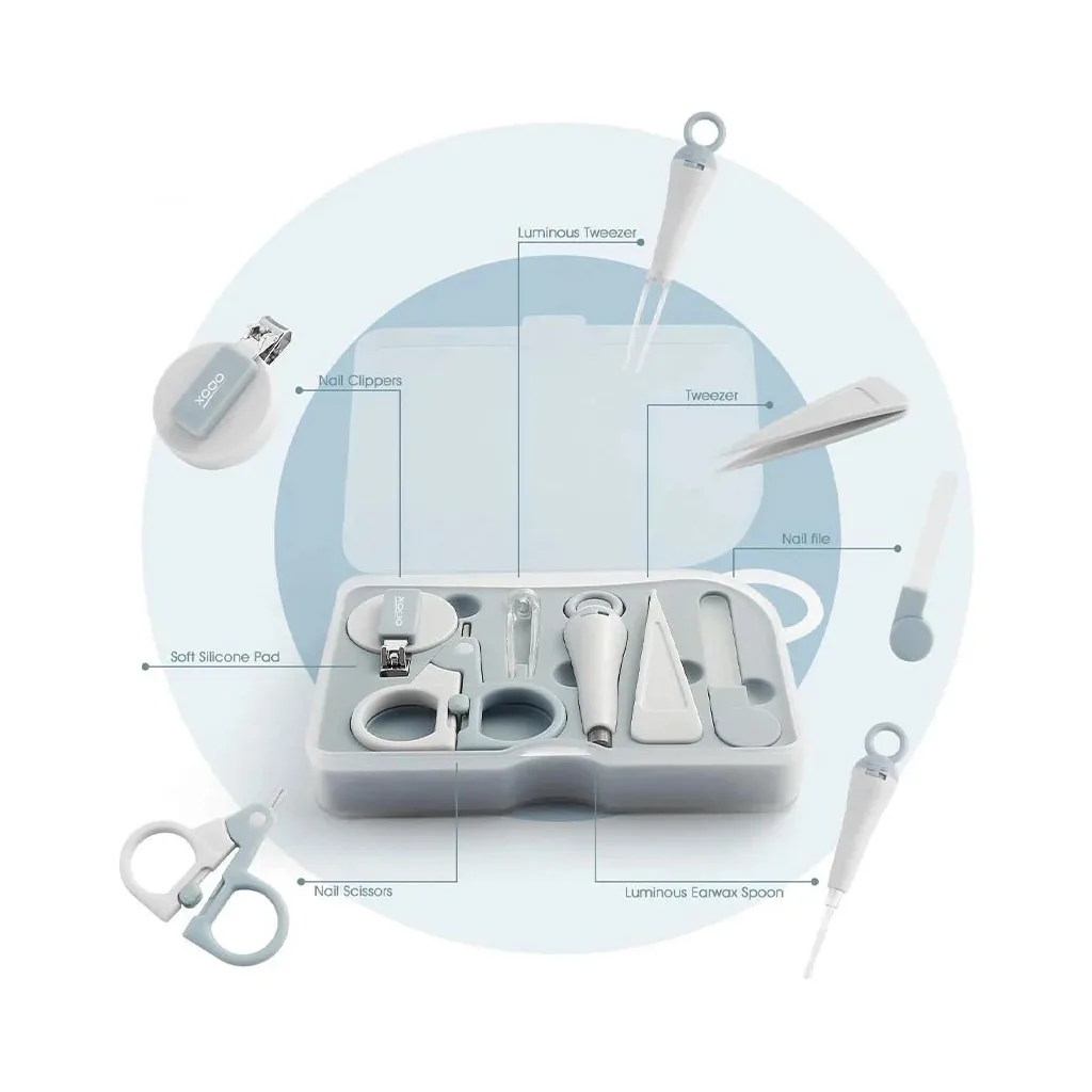 ست مانیکور بهداشتی مستطیل 6تکه قیچی نانخگیر اودوکس Odox