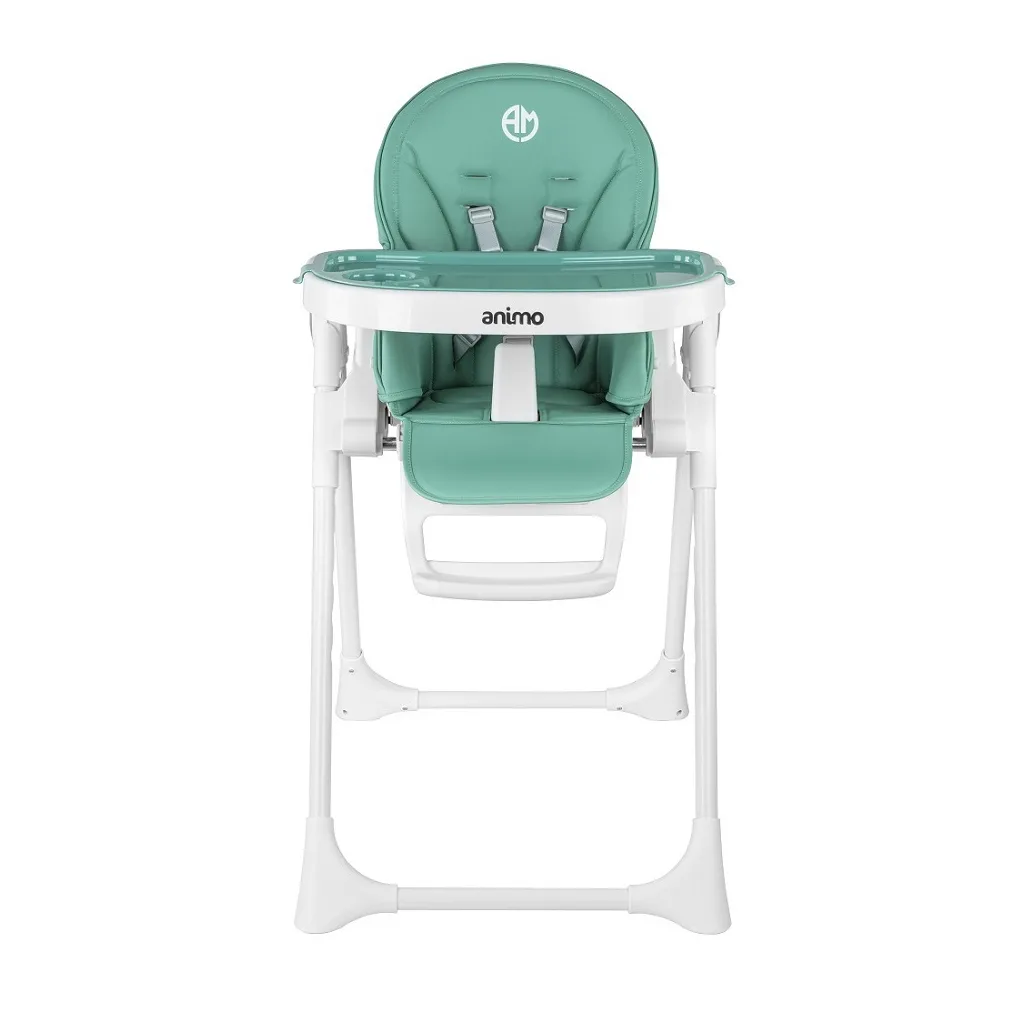 صندلی غذای آنیمو مدل Pono پونو 4چرخ 360درجه بدنه خاکستری Animo