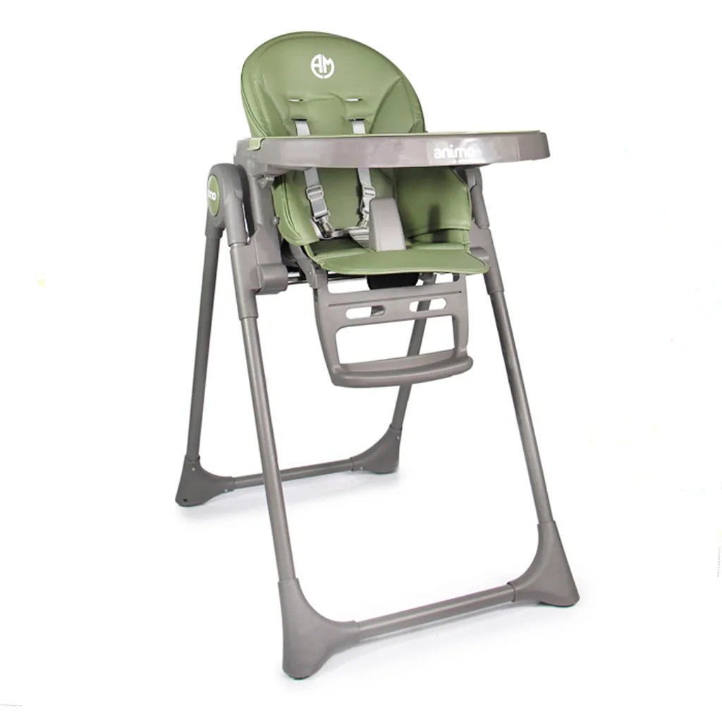 صندلی غذای آنیمو مدل Pono پونو 4چرخ 360درجه بدنه خاکستری Animo