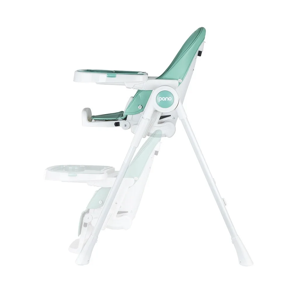 صندلی غذای آنیمو مدل Pono پونو 4چرخ 360درجه بدنه خاکستری Animo