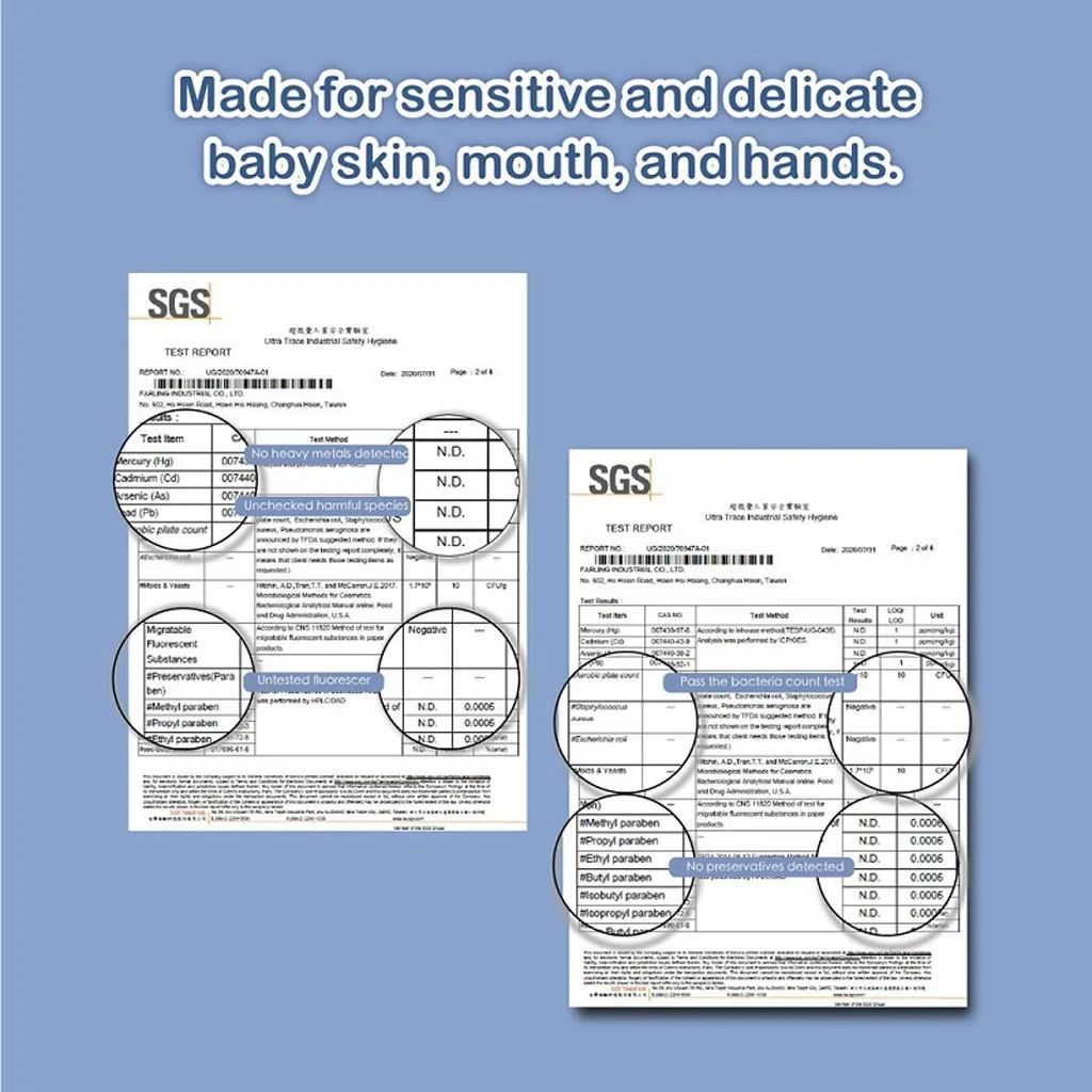 دستمال مرطوب فارلین 80عددی Pure Water نرم کننده و حافظ پوست Farlin