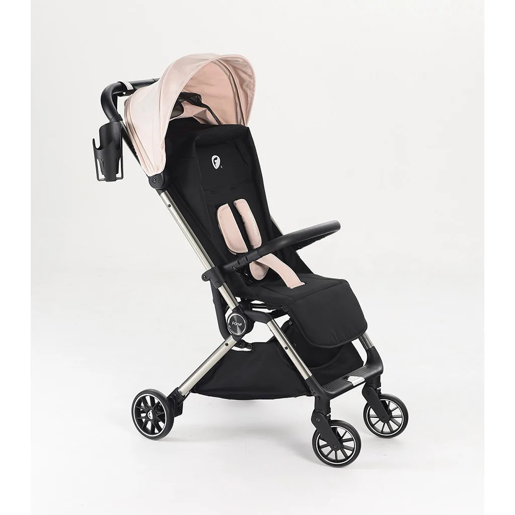 کالسکه فورته Travel مسافرتی دسته چرم عصایی ایتالیایی Forte