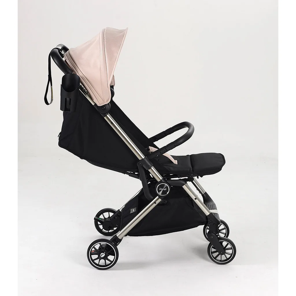 کالسکه فورته Travel مسافرتی دسته چرم عصایی ایتالیایی Forte