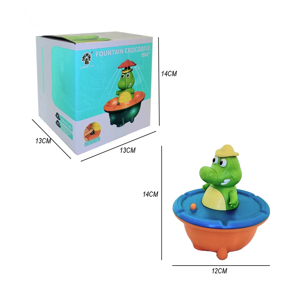 اسباب بازی آب پاش حمام 18+ماه تمساح کروکدیل Fountain Crocodile