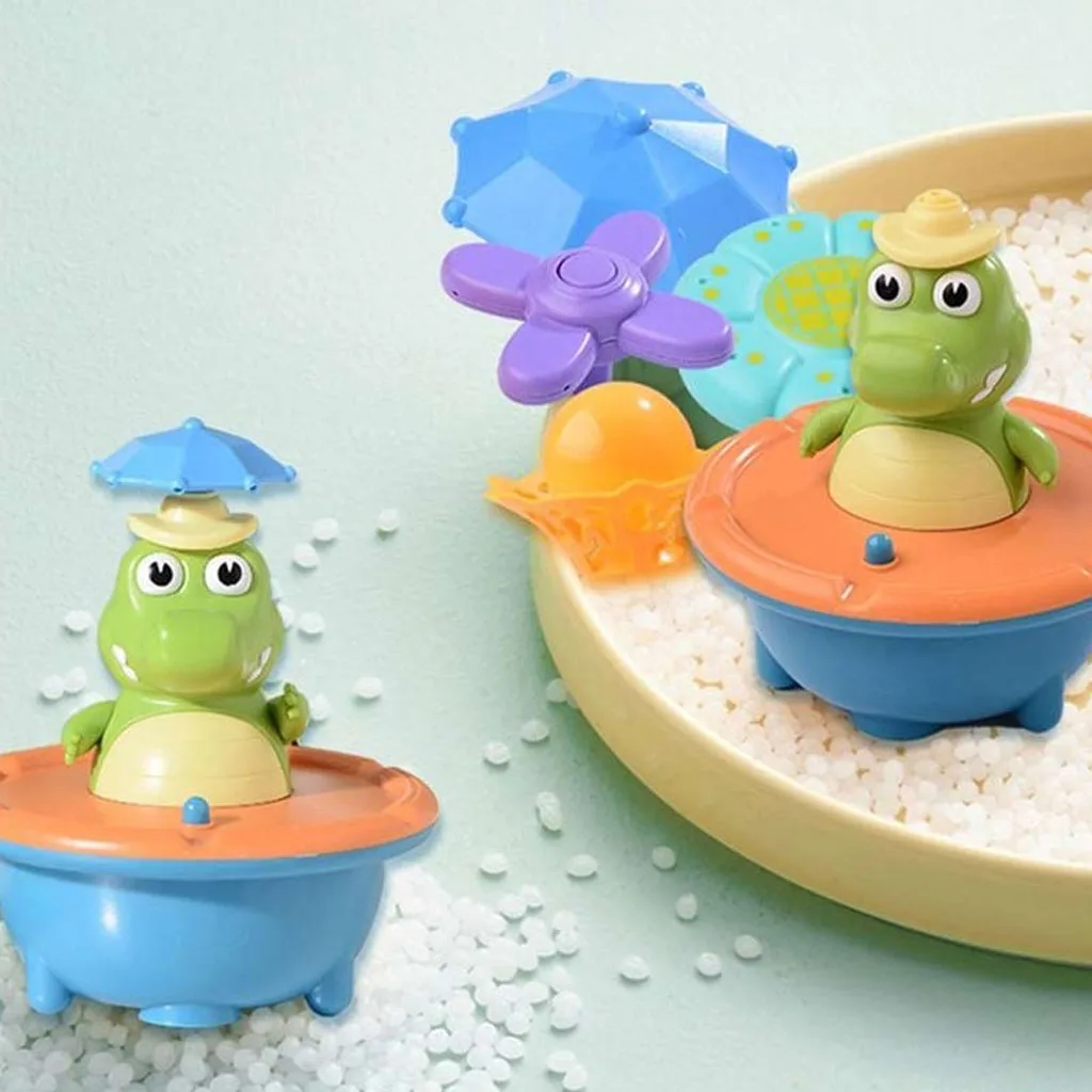 اسباب بازی آب پاش حمام 18+ماه تمساح کروکدیل Fountain Crocodile