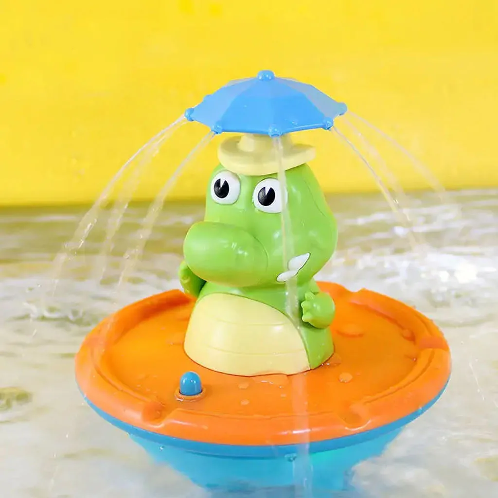 اسباب بازی آب پاش حمام 18+ماه تمساح کروکدیل Fountain Crocodile