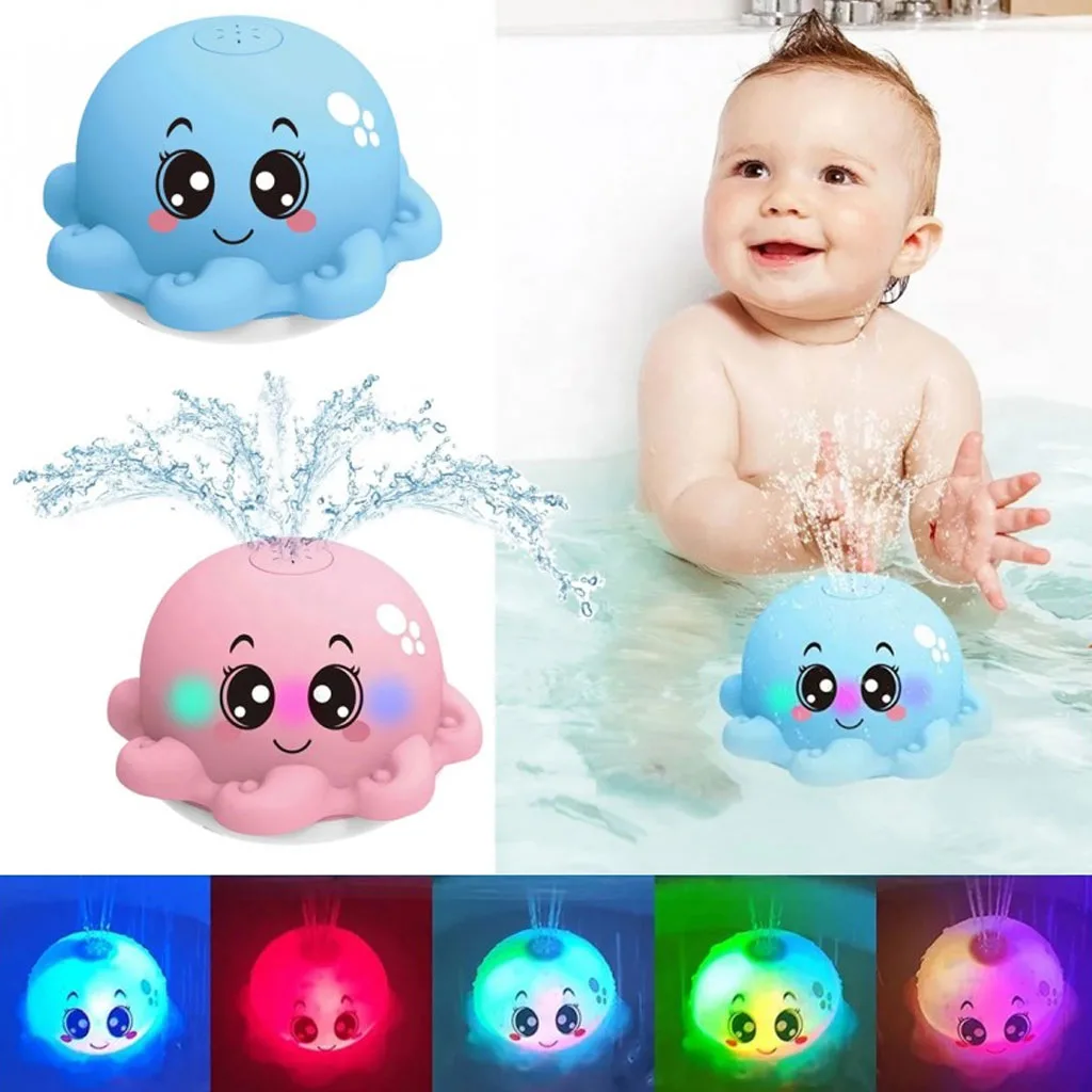 اسباب بازی حمام 3+ماه اختاپوس آبپاش mini spray water