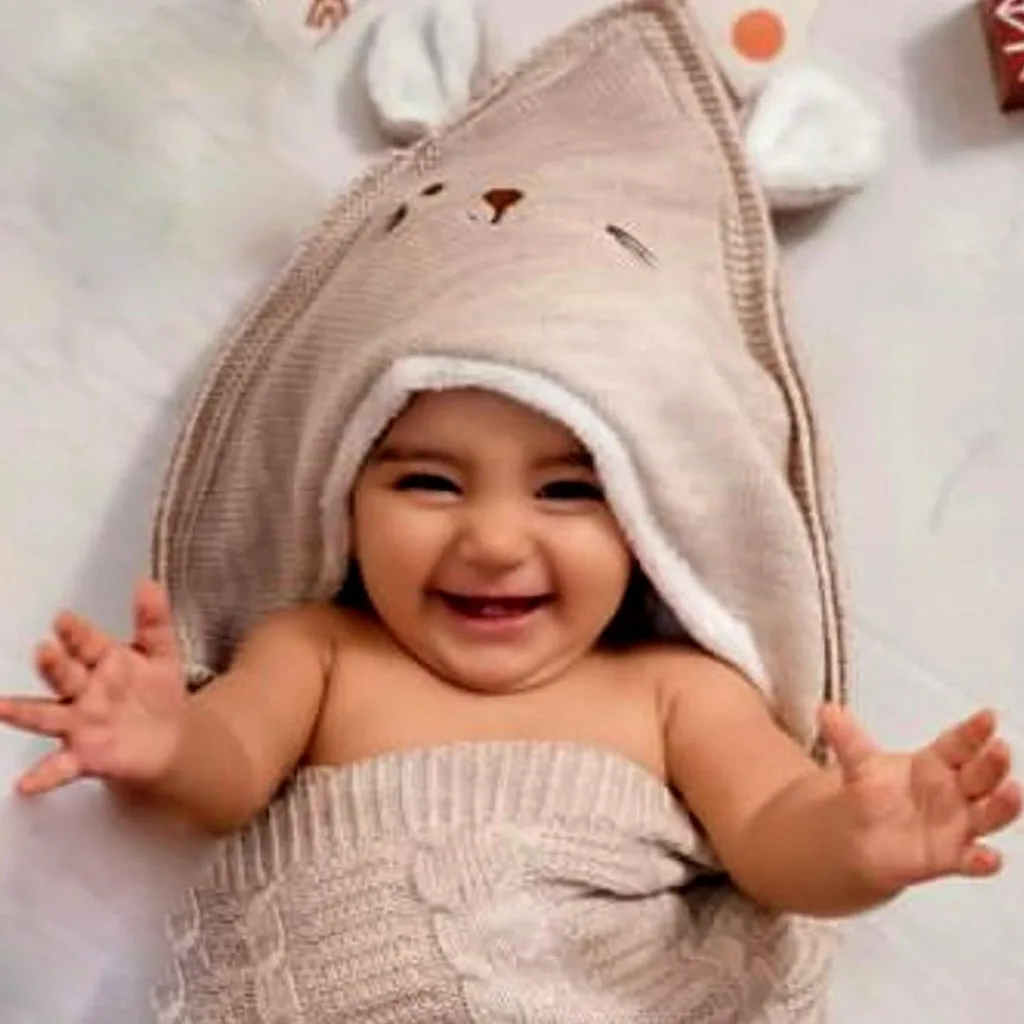 پتو بافت کرکدار کلاهدار موش گوشدار مینل Minel