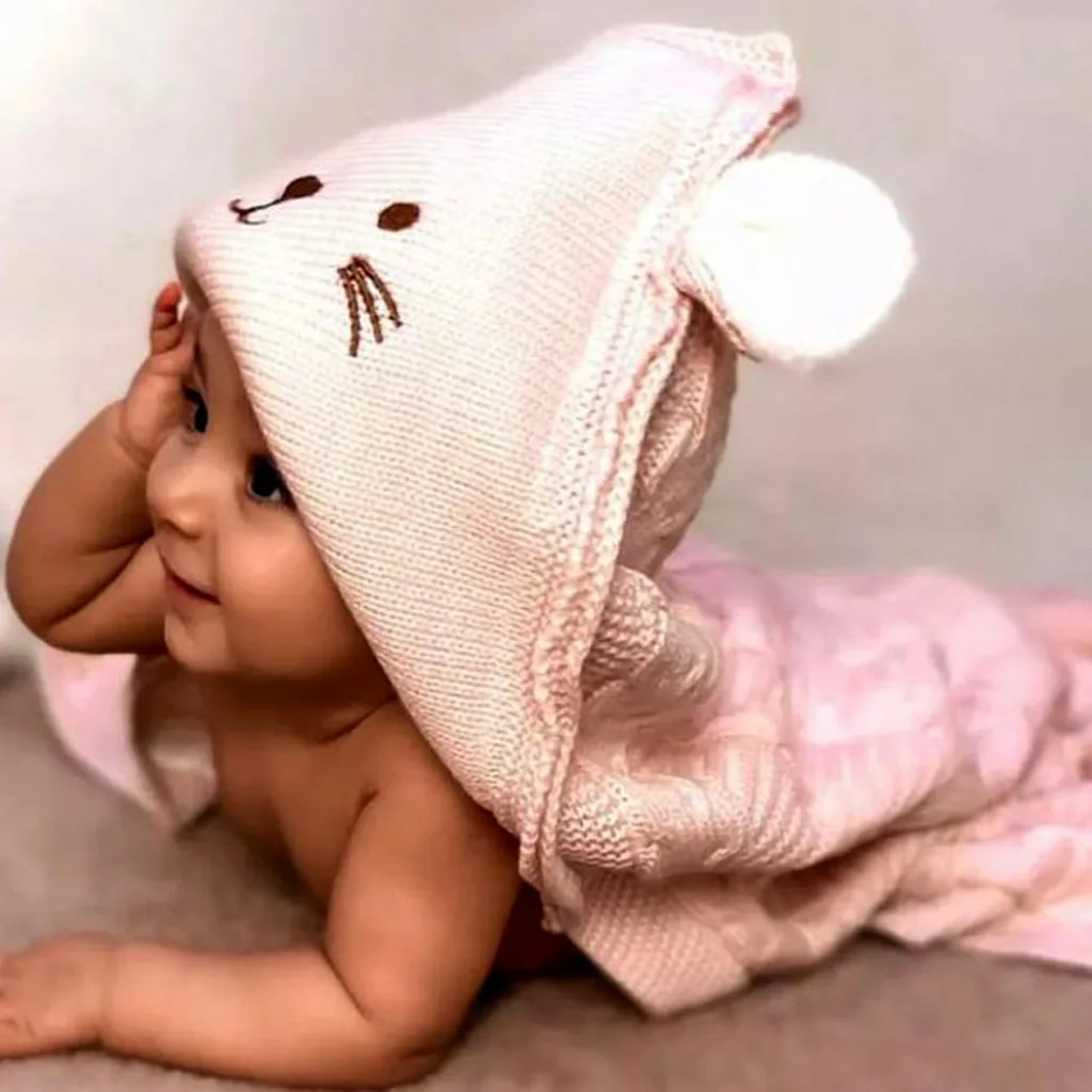 پتو بافت کرکدار کلاهدار موش گوشدار مینل Minel