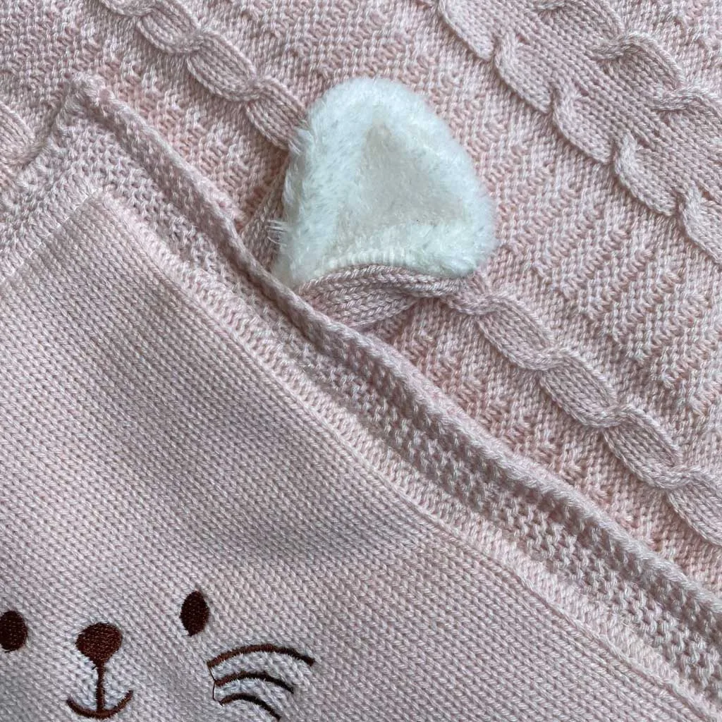 پتو بافت کرکدار کلاهدار موش گوشدار مینل Minel