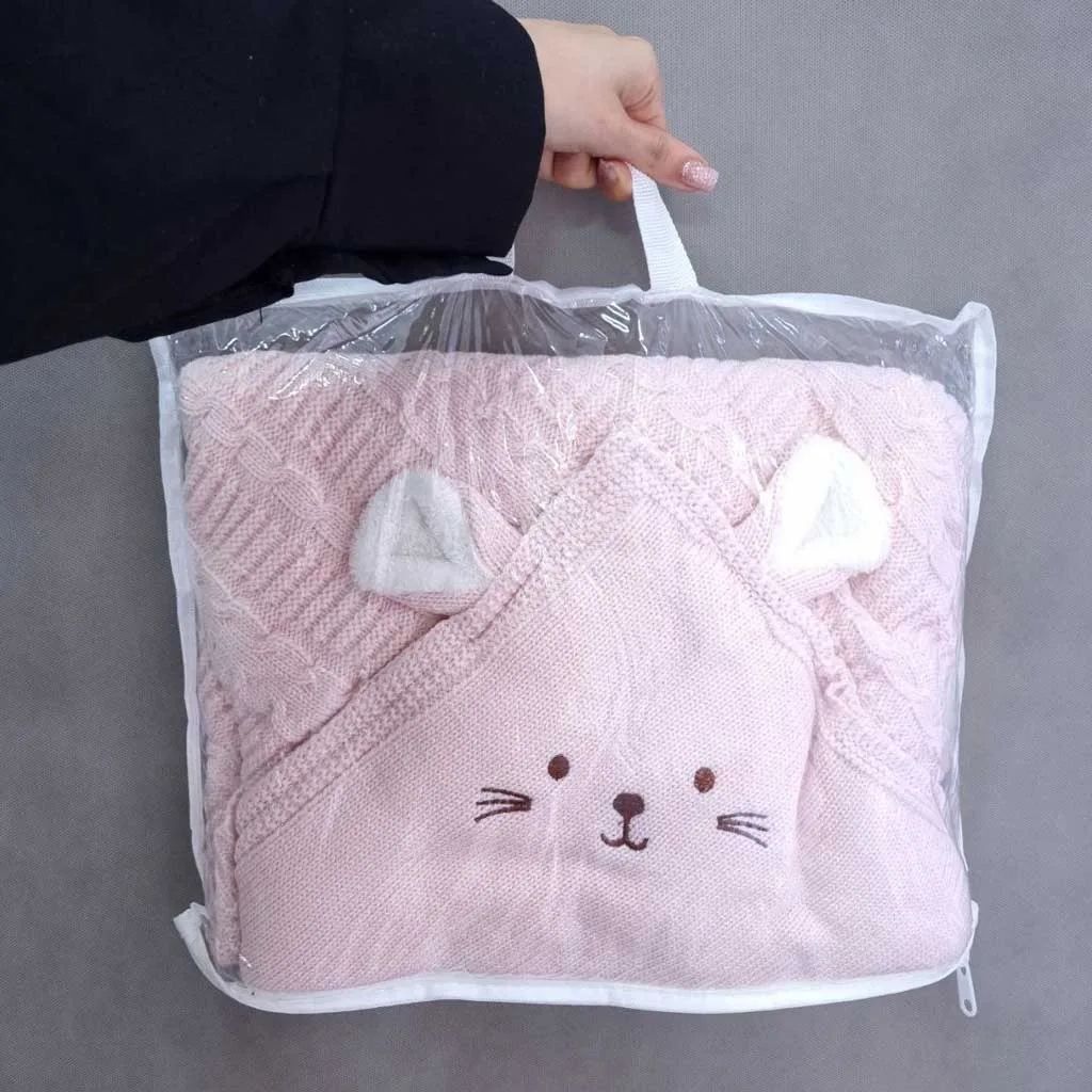 پتو بافت کرکدار کلاهدار موش گوشدار مینل Minel