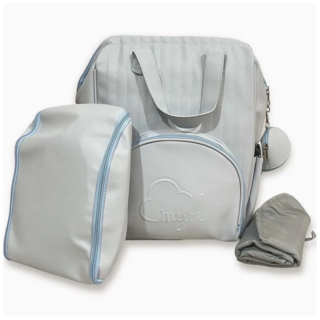 ساک لوازم کوله ای مدل Myrl مایورال دوخت راه راه چرم ببتو Bebetto