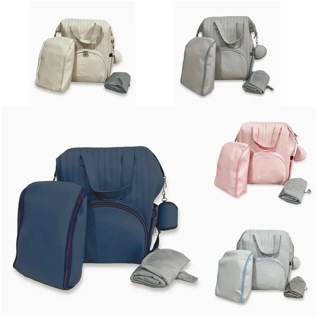 ساک لوازم کوله ای مدل Myrl مایورال دوخت راه راه چرم ببتو Bebetto