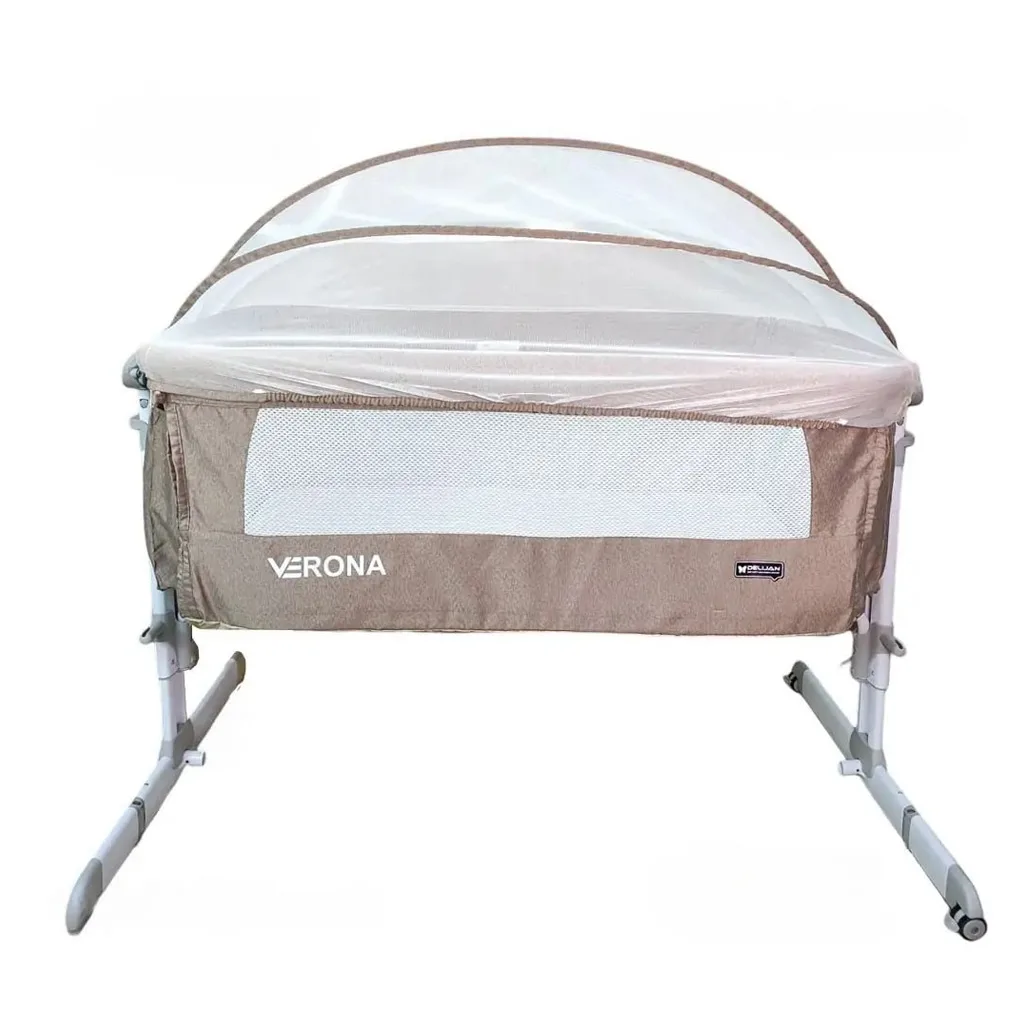 گهواره دلیجان Verona مدل ورونا تخت کنار مادر سایباندار Delijan