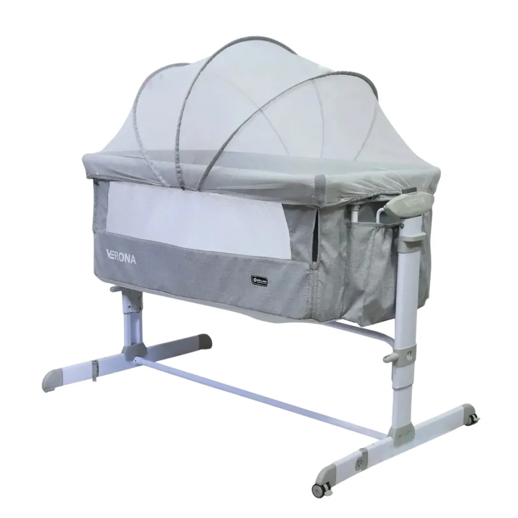 گهواره دلیجان Verona مدل ورونا تخت کنار مادر سایباندار Delijan
