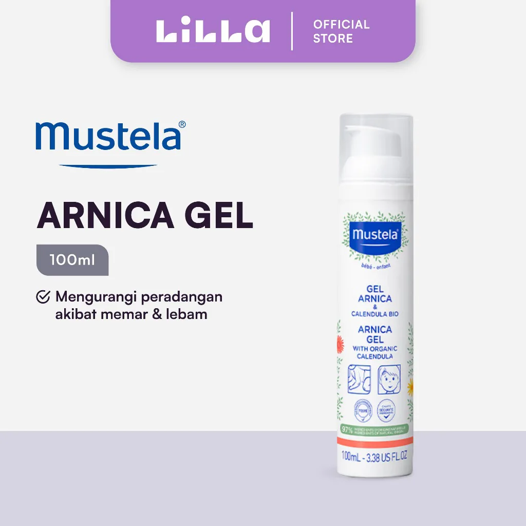ژل آرنیگا ماستلا Gel arnica ترمیم کبود و ورم 97درصد ارگانیک 100میل Mustela