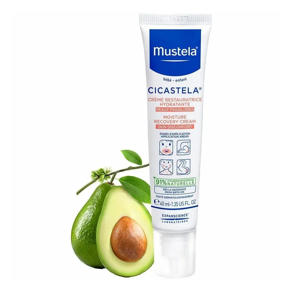 کرم ترمیم کننده ماستلا پوستهای خشک و ترک خورده 91% گیاهی آووکادو Mustela
