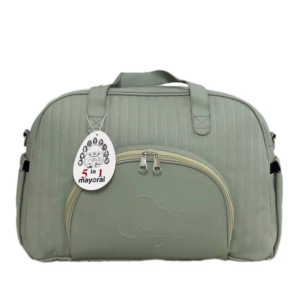 ساک لوازم دوشی مدل Myrl مایورال دوخت راه راه چرم ببتو Bebetto