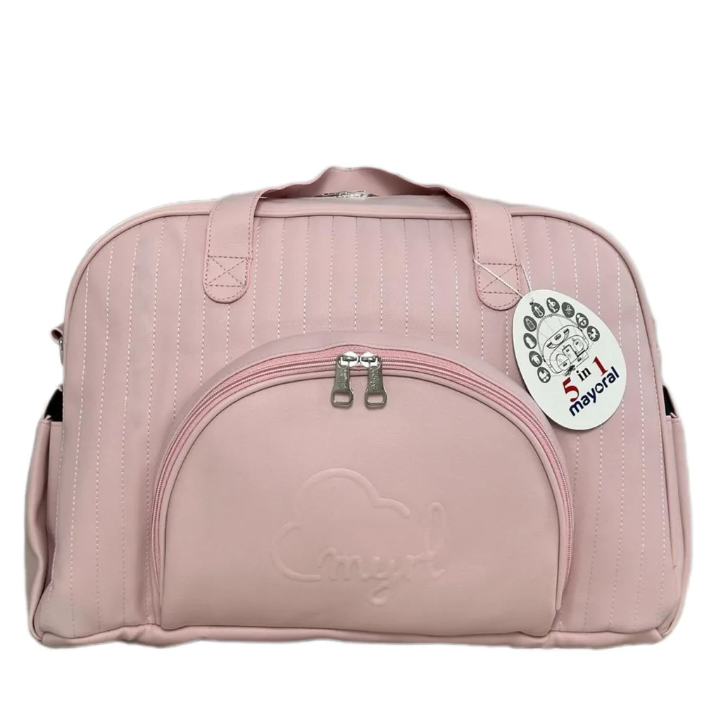 ساک لوازم دوشی مدل Myrl مایورال دوخت راه راه چرم ببتو Bebetto