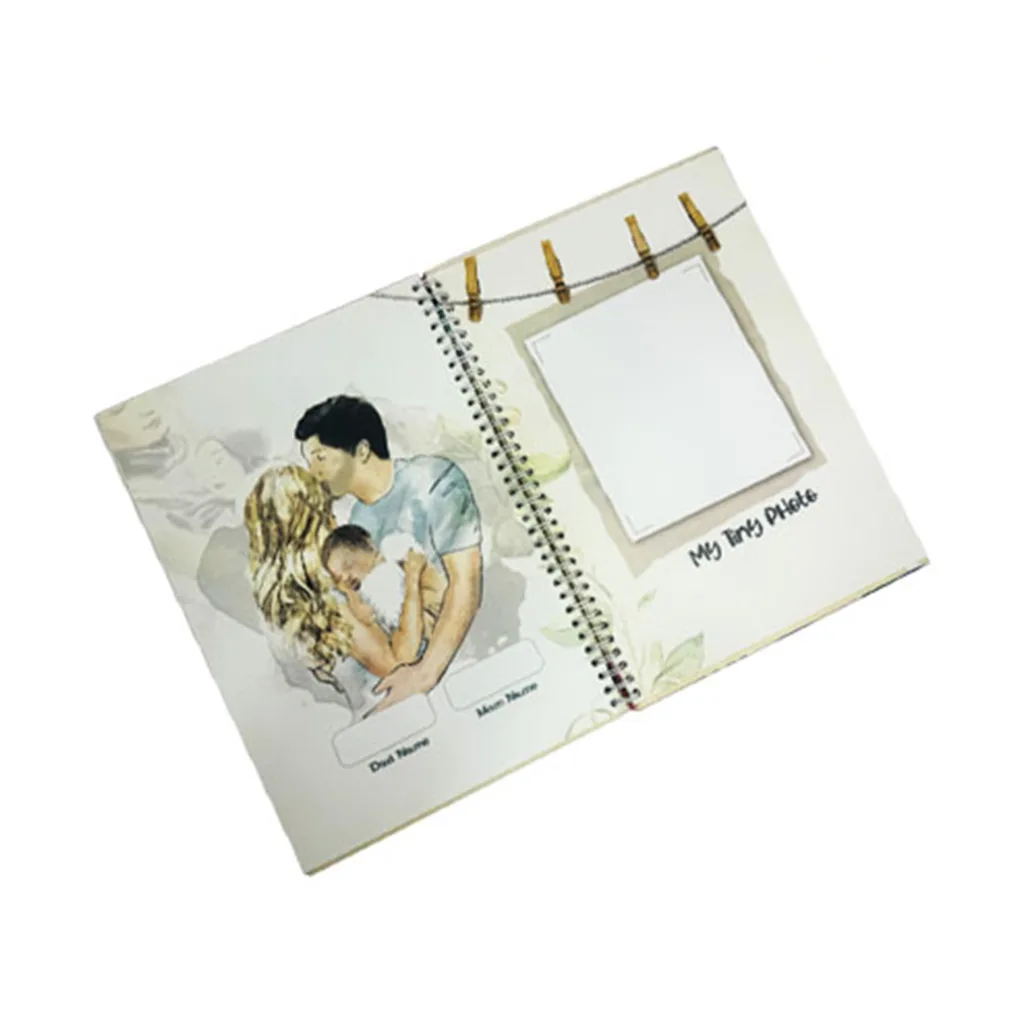 آلبوم خاطرات کودک اوکی دوکی نوزادی تا 6سالگی 35برگی فیل گل Okie Dokie