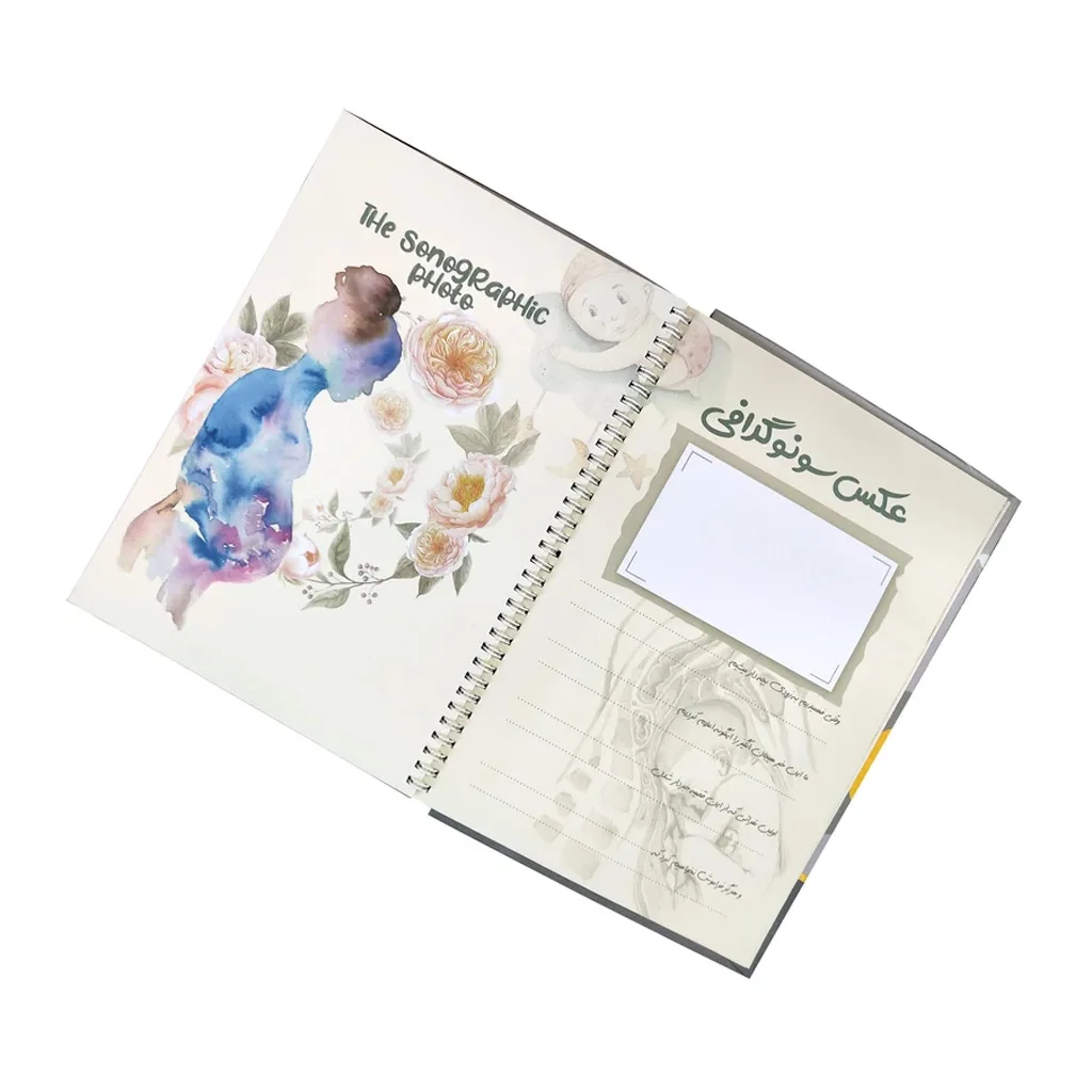 آلبوم خاطرات کودک اوکی دوکی نوزادی تا 6سالگی 35برگی فیل گل Okie Dokie