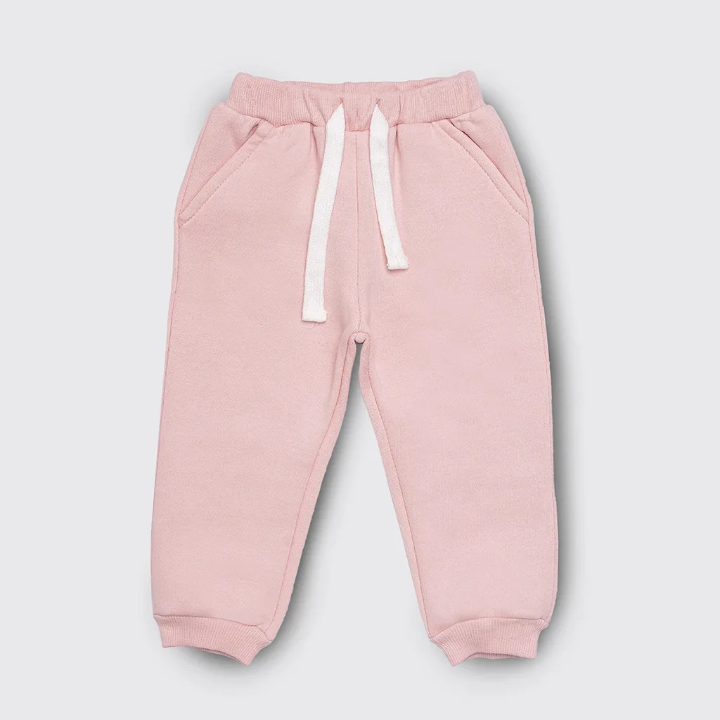 بلوز شلوار پاپو Hazhan گل پروانه نخ کرکی صورتی پاپو Papo