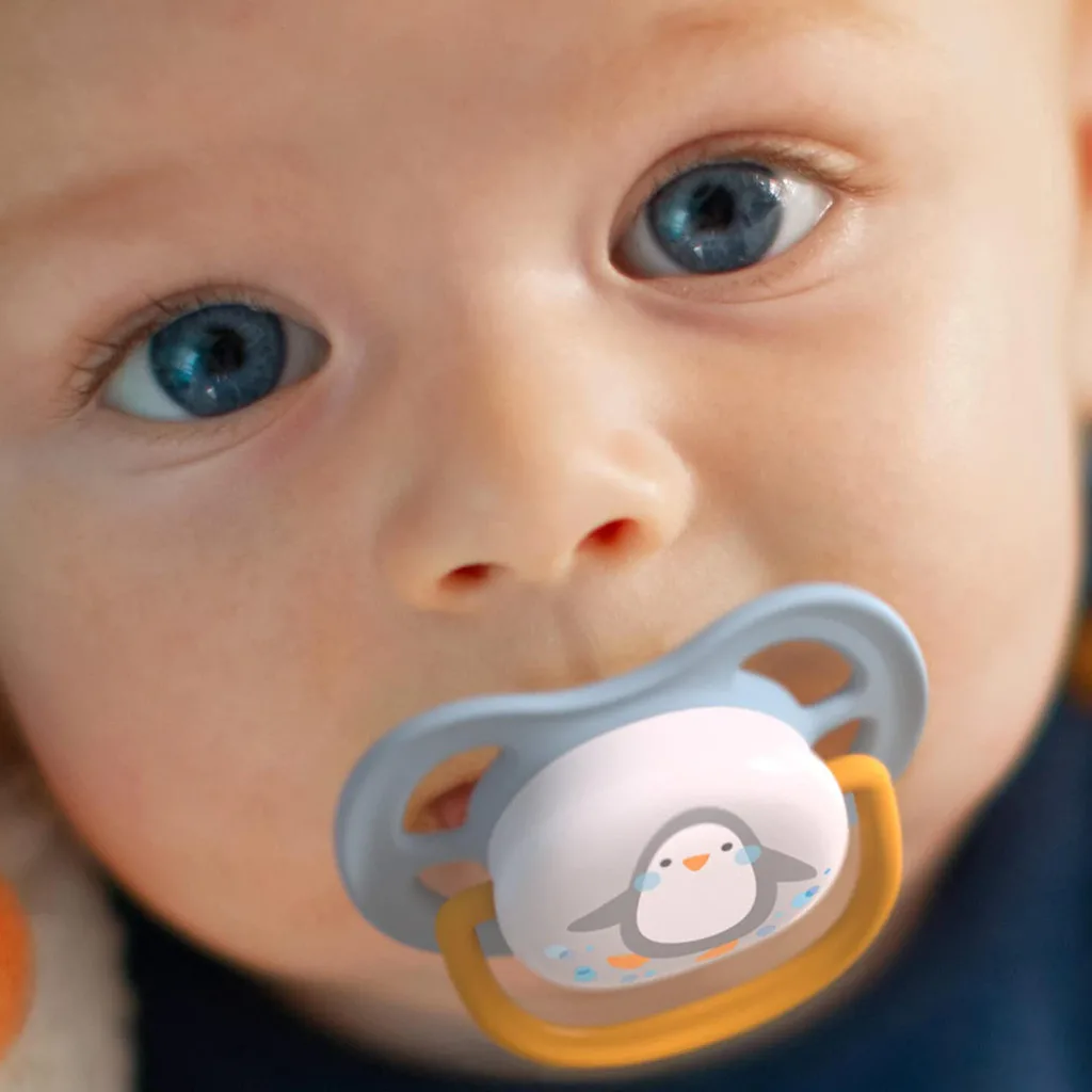 پستانک اونت 2عددی اولترا ایر Ultra Air 0-6 سیب گلابی Avent