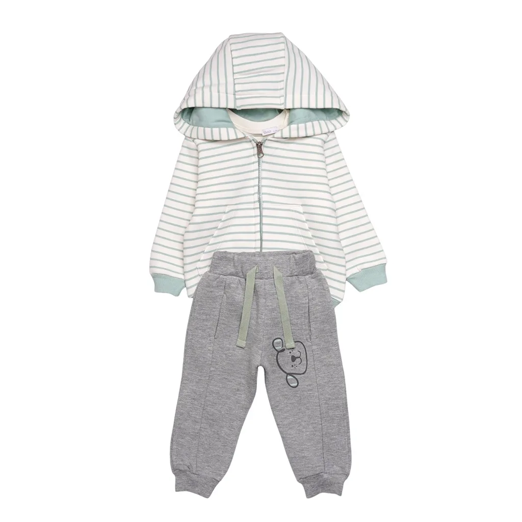 ست سویشرت بلوز شلوار پاپو Alpay نخ کرکی Papo