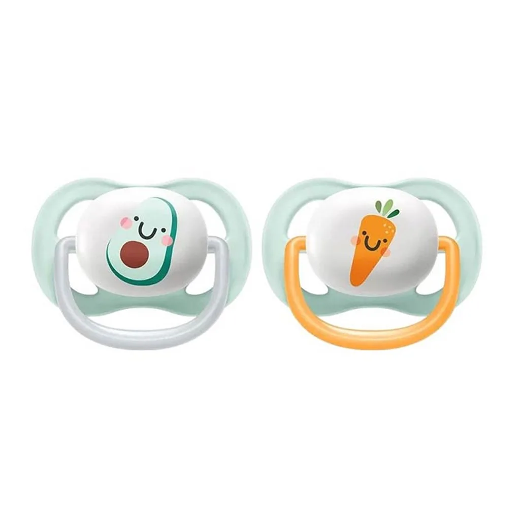 پستانک اونت 2عددی اولترا ایر Ultra Air 0-6 هویچ آووکادو Avent