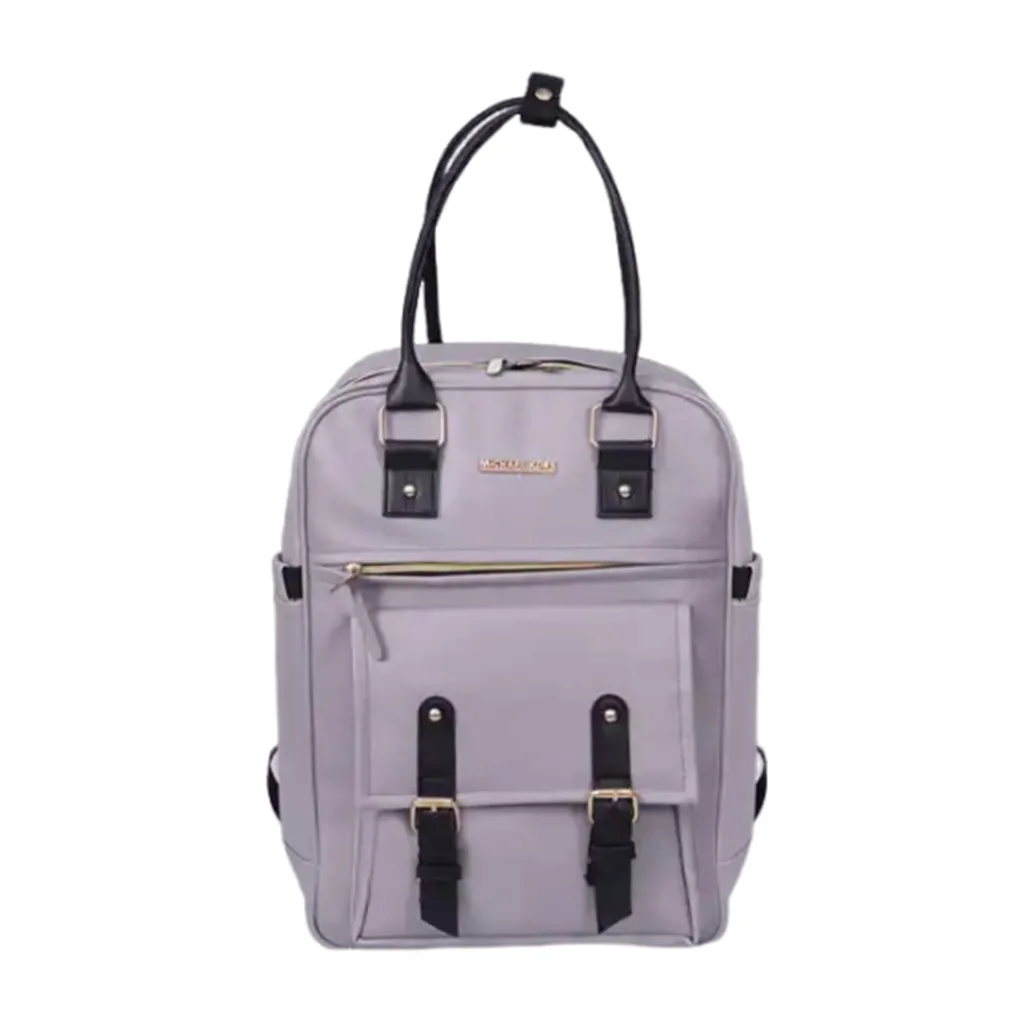 ساک لوازم یوناکو مدل کاسپین کوله ای دسته بلند جلوجیب بند مشکی Unaco