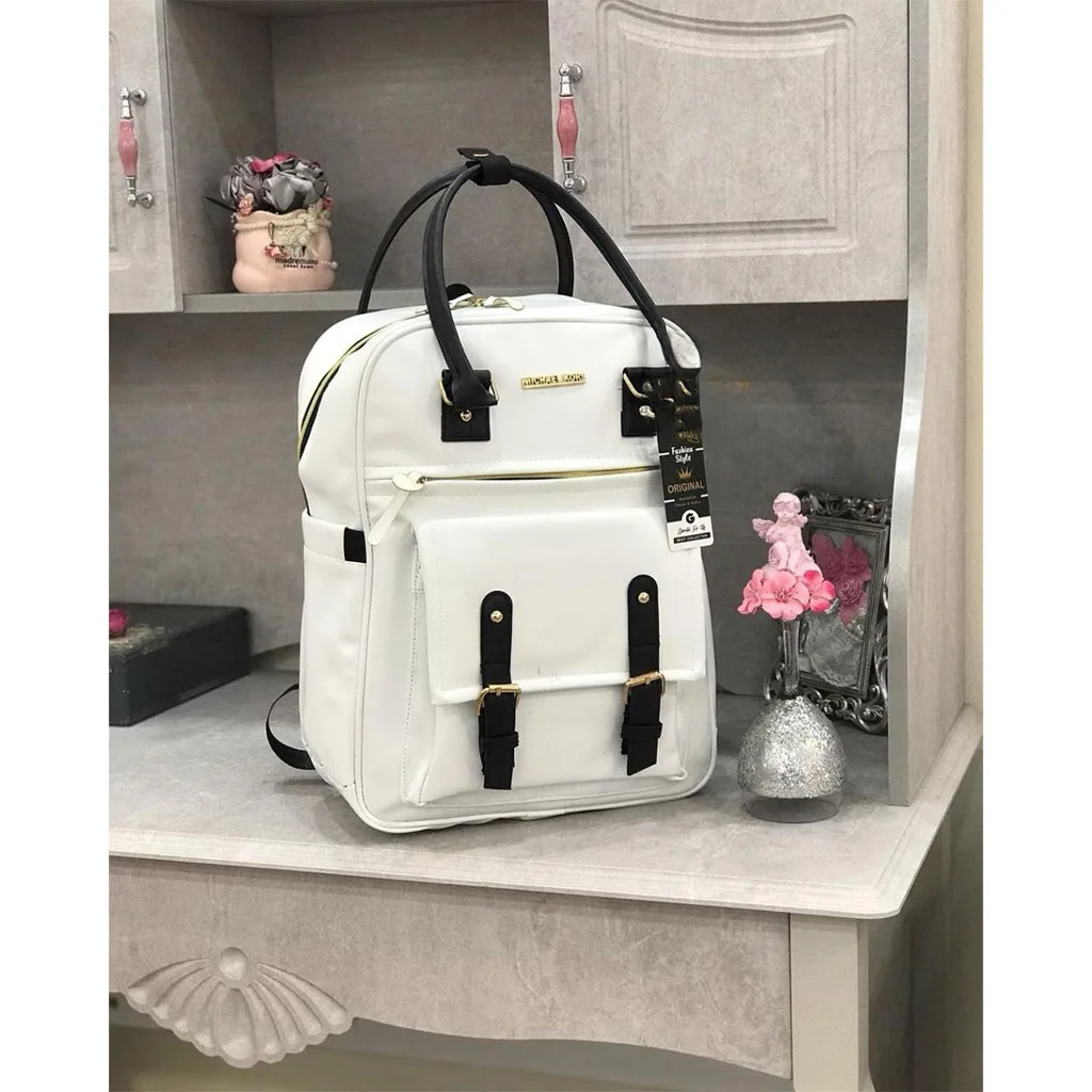 ساک لوازم یوناکو مدل کاسپین کوله ای دسته بلند جلوجیب بند مشکی Unaco