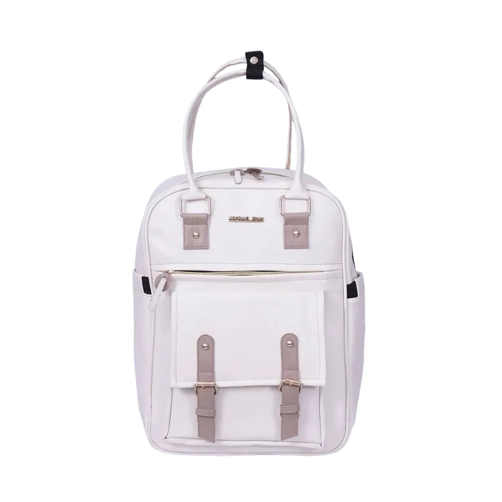 ساک لوازم یوناکو مدل کاسپین کوله ای دسته بلند جلوجیب بند برنزکدر Unaco